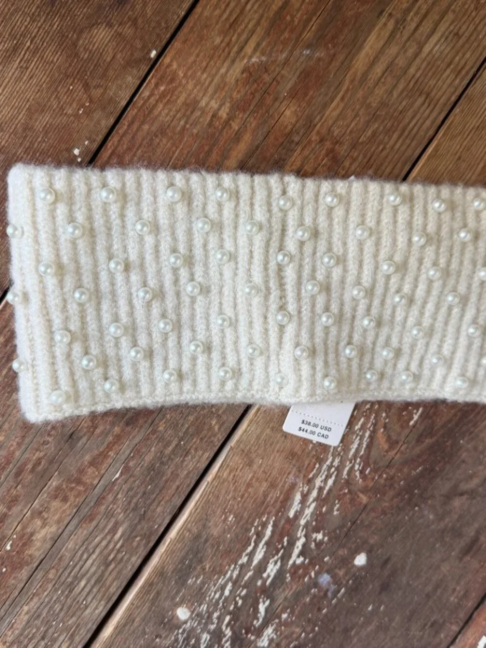 NWT Anthropologie  Maeve Pearl Embellished Headband